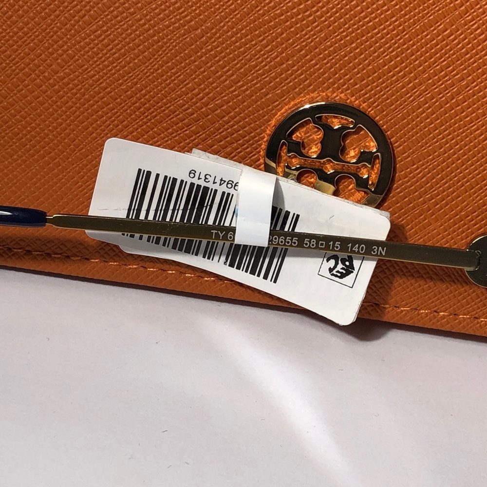 New Authentic Tory Burch TY6080 Blue Sunglasses with Orange Case - Picture 12 of 14